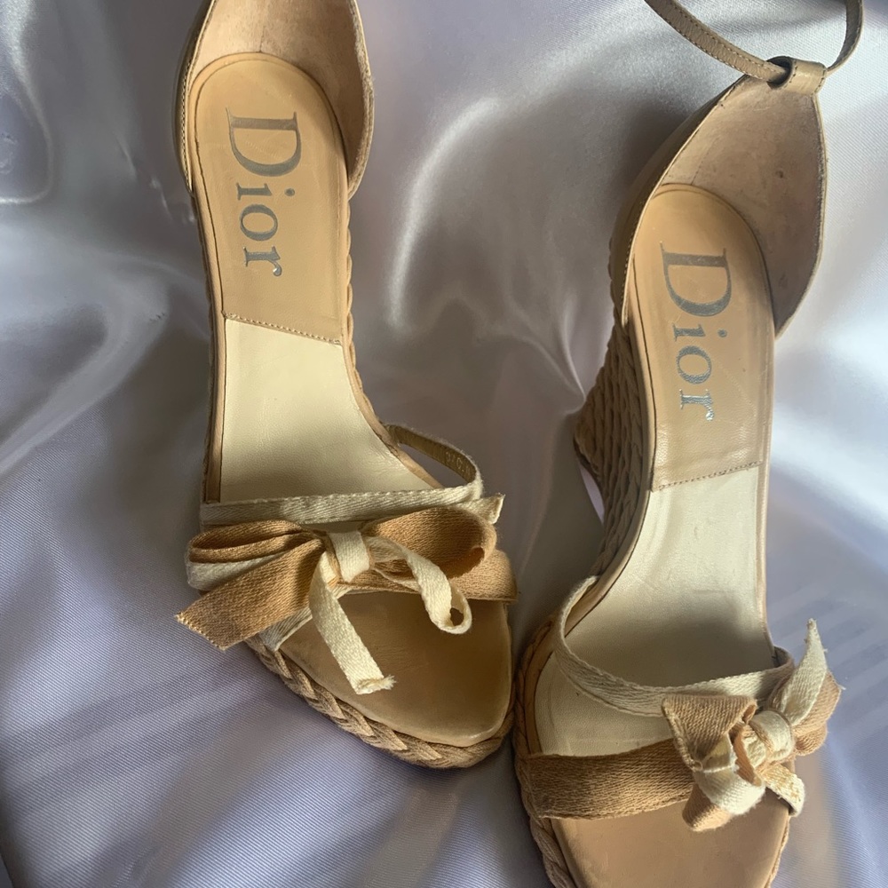 Dior wedges heels